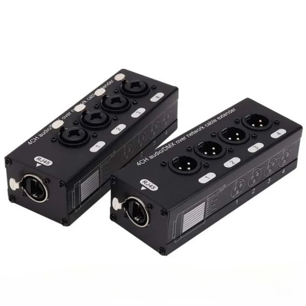 Équipement Câble XLR multi-réseaux à 3 broches à 3 broches pour l'éclairage sonore et l'enregistrement Studio Homme et femme RJ45 Ethercon NE8F4M