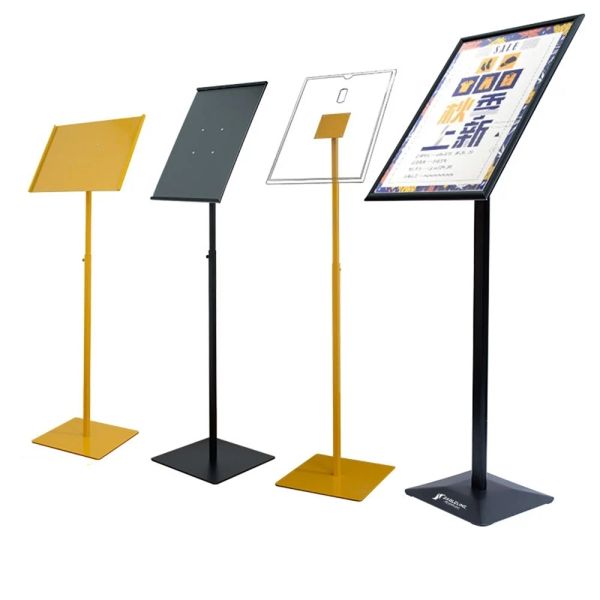 Equipo A3 A4 Piso ajustable Pedestal Pedestal Sitpers Supermanket de metal Publicidad Promoción de la promoción Pantallas