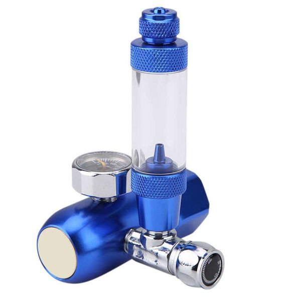 Équipement Diffuseur de Valve de CO2 Aquarium Régulateur de Pression de CO2 Jauge de Clapet Anti-Retour Réservoir de Poisson Valve de CO2 Aquarium DIY Kit de Système de Générateur de CO2