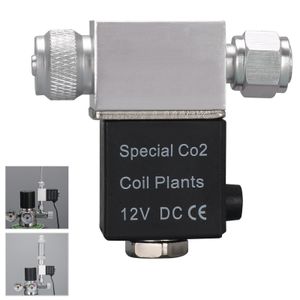 Uitrusting DC 12V Aquariummagneetventiel CO2-systeemregelaar Aquariumaccessoires Elektrische lage temperatuur magnetische klep voor aquarium