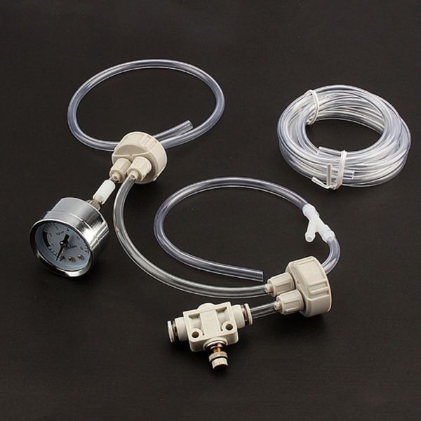 Équipement DIY CO2 Valve Diffuseur Aquarium Supply Fish Tank Eau Herbe Maison Générateur de Dioxyde de Carbone Kit avec Dispositif de Débit d'Air sous Pression