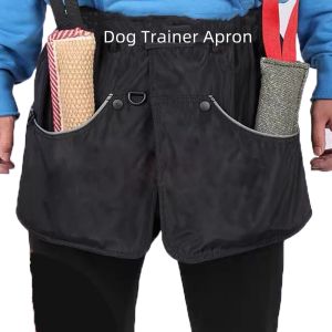 Équipement tablier d'entraînement pour chien imperméable anti-rayures malinois belge grand pantalon d'entraînement pour chien cuissard à bretelles grande poche extérieure
