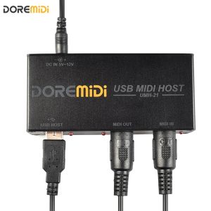 Équipement Doremididi Highpeed USB MIDI HOSI BOX MIDI Hôte USB TO MIDI Convertisseur UMH21 COMPATIBLE Tous les appareils avec les interfaces MIDI USB