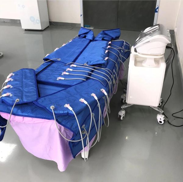 Equipo Sauna de infrarrojos lejanos Drenaje linfático Máquina para adelgazar Manta envolvente Presoterapia para peso corporal