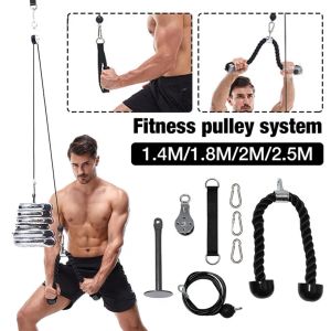 Apparatuur fitness pulle kabel machine bevestiging systeem arm biceps tricepshand sterkte training home gym workoutapparatuur