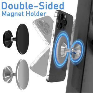 Équipement de gymnase Double face Magnetic Phone Mount Support pour Magsafe Dual Strong Maignets Phone Stander pour la surface métallique pour les selfies vidéo