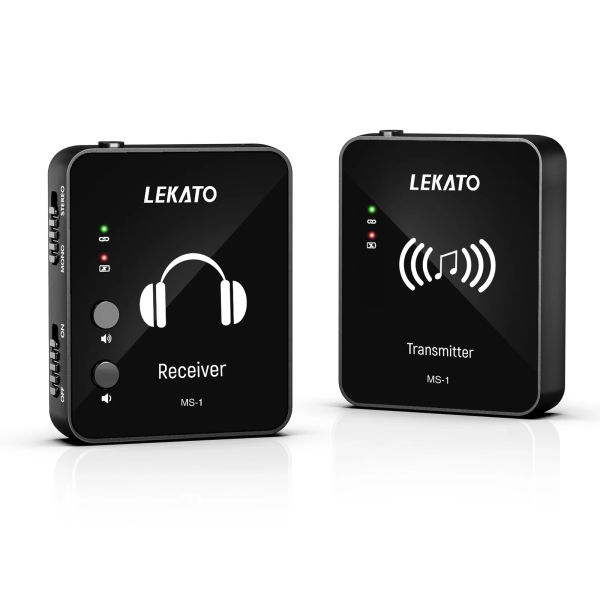 Équipement Lekato Mvave WP10 2.4G Monitor d'écouteur sans fil CUVAVE récepteur récepteur système stéréo mono et fonction d'enregistrement téléphonique