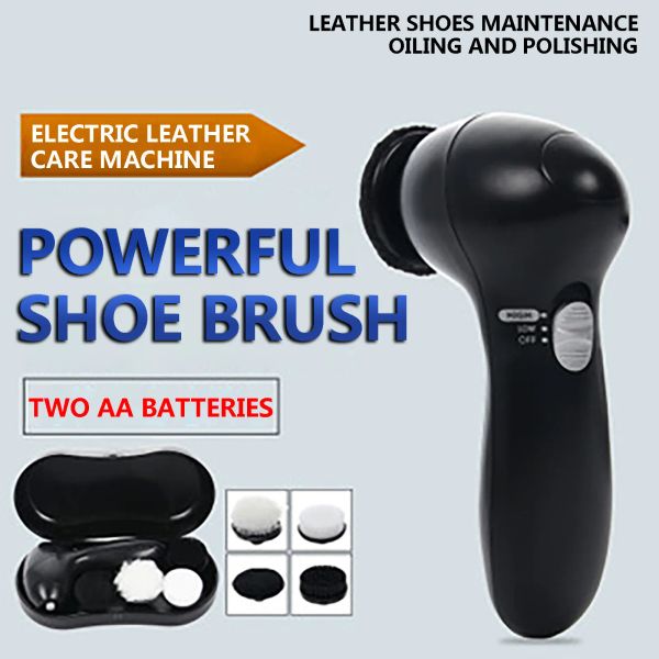 Équipement portable portable Pobine électrique Automatique Chausser de chaussures Automatique Polirure Machine de nettoyage Brosse Brosse en cuir outils