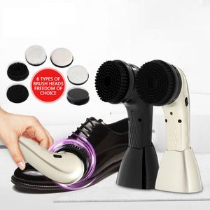 Apparatuur draagbare handheld schoenpoetsman automatische elektrische schoenpoetsman oplaadbaar lederen zorggereedschap schoenpolijsten reinigingsborstel