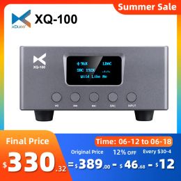 Équipement XDUOO XQ100 XQ100 Bluetooth5.0 Convertisseur de récepteur audio Sortie complète Dual ES9038Q2M CSR8675 BT PUPE FULL FORMAT Prise en charge du format BT