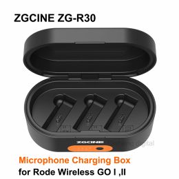 Apparatuur ZGCine ZGR30 draadloze microfoonlaadkast 3400 mAh batterij snel lader kas doos voor gerodeerde draadloze go i ii draadloze microfoon