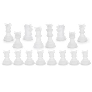 Équipements 2x Moule d'échecs pour résine Silicone Chess Moule de résine Crystal Crystal Epoxy Moules de moulage pour l'artisanat DIY Faire un cadeau d'anniversaire