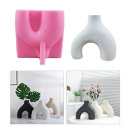 Équipements Arche Pot de Fleur Moule en Silicone Bricolage Plantes succulentes Pot de Fleur en béton Vase Plâtre Ciment Moule Argile Moule Support de Plante Moule