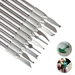 Uitrustingen Carving Knife 10 STUKS Gravure Tools Cutting Art Burin Set Graver Kit DIY Sieraden Maken Tool voor Wax Mold Hout en Wax Carving