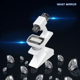 Equipos Visor de diamantes ¡Promoción!Lupa de Metal con prisma de cintura, herramienta portátil para visor de espejo de joyería, lupa de prueba