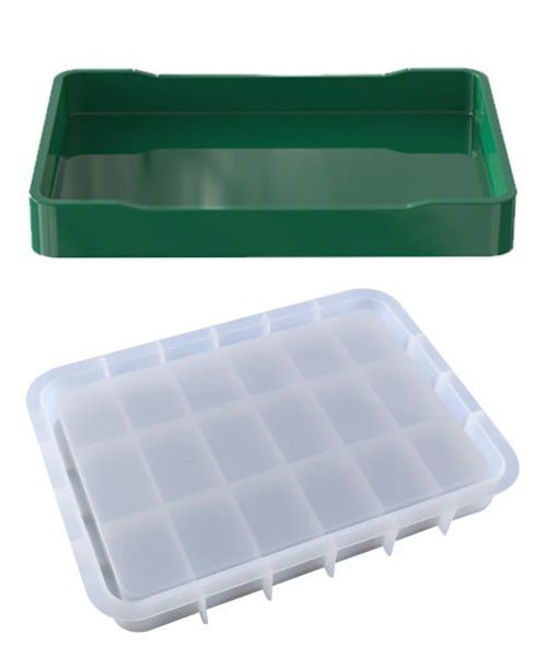 Equipos Los moldes rectangulares de silicona de resina epoxi se pueden utilizar para fabricar herramientas para bandejas, bandejas para té, bandejas para frutas, bandejas para cubiertos y bandejas para joyas.