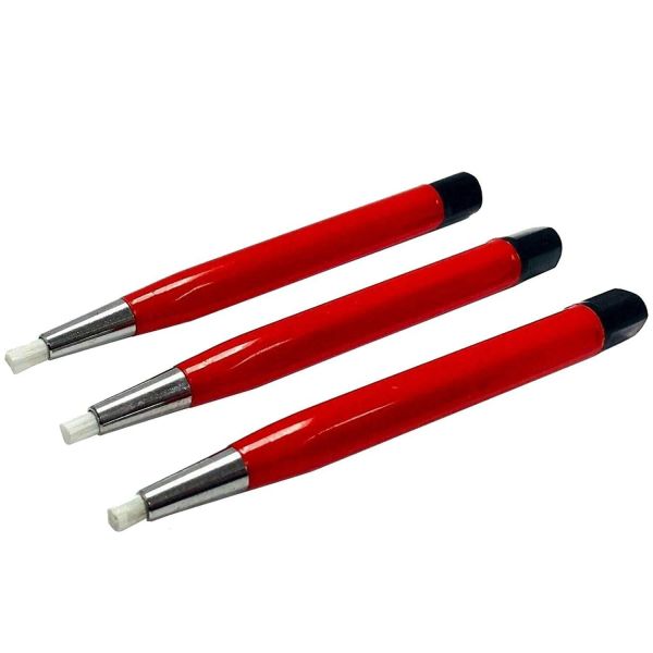 Équipements en fibre de verre Scratch Brush stylo 3 pcs bijoux, montre, nettoyage de pièces, applications électroniques, enlèvement de la rouille et de la corrosion