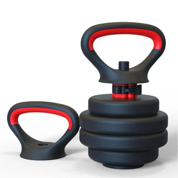 Équipements Fitness Fitness Réglable Handle de kettlebell en métal pour plaques de poids Force d'entraînement Kettle Bell Grip Haltl