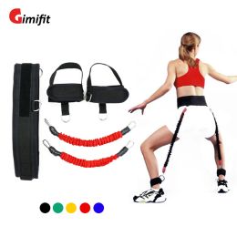 Uitrustingen Gimifit Vertical Pull Rope Jump Training Skipping Resistance Bands been stretch banden basketbal tennis Running Strength Tool