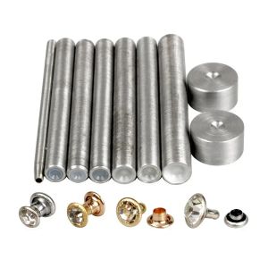 Équipements en cuir Rivestones Rivets Hand Die Tool Press Press Stud Setter Réglage pour DIY Leathercraft Sac Chaussure