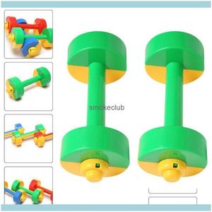 Apparatuur levert buiten halters 1 paar ergonomische kinderen sport fitness barbells handbars drop levering 2021 FIFKL