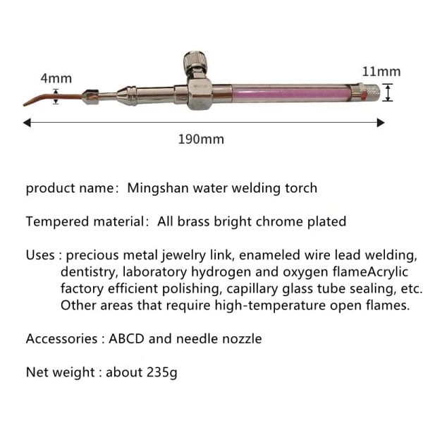 Équipements de soudage torche pour bijoux, pistolet à flammes, briquet, brûleur de bijoux, or, métal, argent, outil de soudage, équipement d'outils de bijoux en cuivre