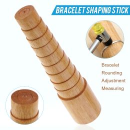 Équipements en bois étape Bracelet mandrin Sizer bâton bijoux outils de réparation Bracelet jauge pour ajuster le Bracelet et la mesure