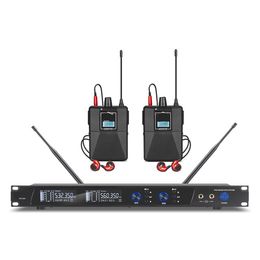 ER-202 Professionele UHF in EAR Monitor Draadloos systeem met meerdere zender voor kleine concerten en thuistheater