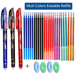 Erasable Gel Pen Set Ballpoint Pens Rod mm Refills MutiColors ink Washable Handle Stationery School Office Writing Supplies
