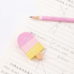 Gum 32 PCS/Lot Sumikko Gurashi Ice Cream Eraser Leuke schrijftekening Rubberpotloodstoornissen voor kinderen geschenken School Suppies