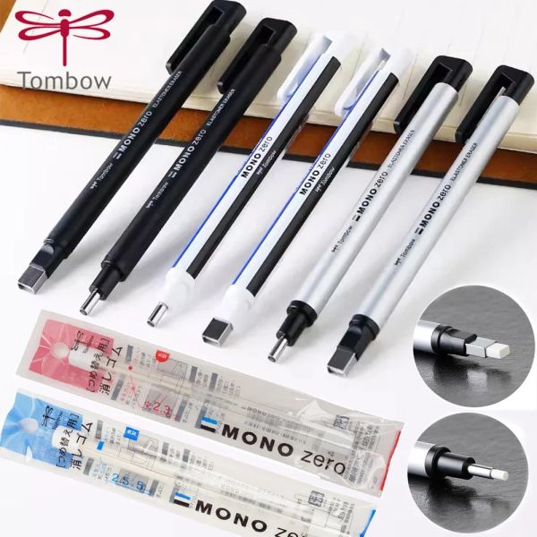 Eraser Tombow Mono Peinture Eraser Set Détail Modification Modification stylo HighGloss Round Round Square Eraser School Mécanique crayon Eraser