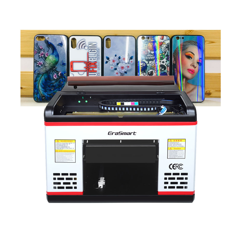 EraSmart Der neueste A3-Flachbett-UV-Drucker. A3-UV-Drucker für Handyhüllen