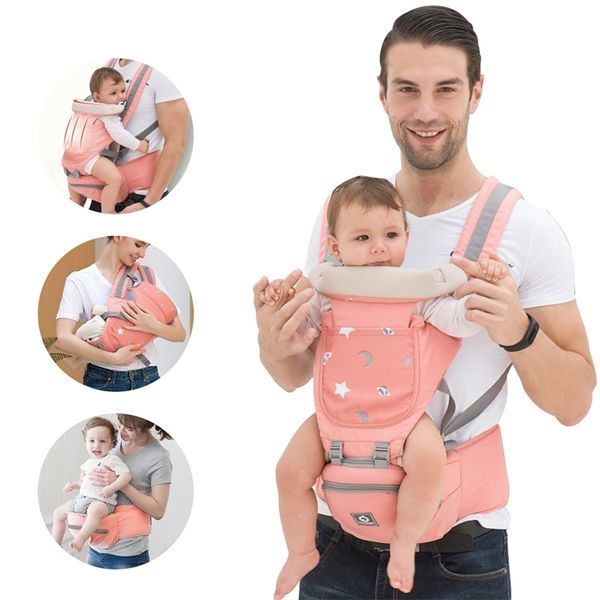 Ergonómico Portabebés Infant Kid Baby Hipseat Sling Wrap Carrier para viajes de bebé Sostenga la cintura Cinturón Mochila Carrier Cintura Taburete 211025