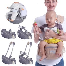 Arnés ergonómico de bebé Portapado de la cintura de la cintura del asiento de la cadera portátil Plazo delantero Correa de empaque del bebé 240514