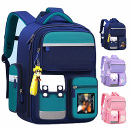 Mochila ergonómica para niños de primaria, mochila para niños y niñas, mochila con protección para la columna vertebral para niños de 613 años, mochila escolar 231229