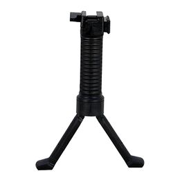 Poignée avant verticale tactique avec rétractable à ressort bipied fusil de chasse Foregrip bipied ajustement ergonomique 20 mm Rail Picatinny