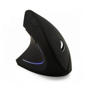 Ratón vertical ergonómico 2.4G Inalámbrico Mano derecha izquierda 6D Ratón óptico USB Recargable Ratón para juegos para PC portátil en caja al por menor