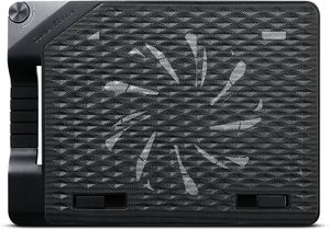 Ergostand III - Ergonomische laptop Koelstandaard, 6 Verstelbare hoogte-instellingen, 230 mm ultra stille ventilator met snelheidsregeling, metalen mesh-plaat