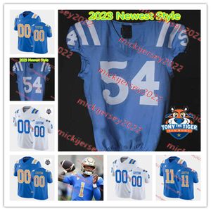 Eric Kendricks 2023 UCLA voetbalshirt Darren Andrews Kenny Young Scott Quessenberry Troy Aikman Matt Dickerson Josh Rosen Op maat gestikte UCLA Bruins-truien