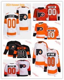 Eric Lindros Bobby Clarke Philadelphie 2024 Hockey Jersey Custom Cousted Mens Brian Propp Pelle Lindbergh Rod Brind'amour Jeremy Roenick Claude Giroux Jerseys