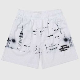 Eric Mens Mesh Swim Shorts Diseñadora Emmanuels Mujer Baloncesto pantalones cortos que corren la nube Fiess Fit Football Sport Quarter Pant