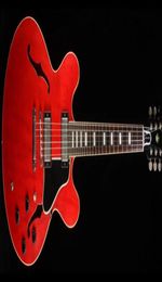 EricClapton Crossroads Cherry Relic 335 Guitarra eléctrica de una pieza Pequeño Pin de tono Pro puente Tono de la mujer Firma1958737