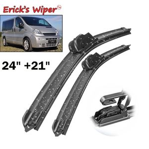 Erick's LHD Wiper Blades For Trafic X83 2001 - 2014 Windshield Windscreen Front Window 24"+21"