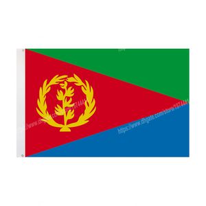 Drapeaux de l'Érythrée bannière nationale en Polyester volant 90*150cm 3*5 pieds drapeau partout dans le monde en plein air peut être personnalisé