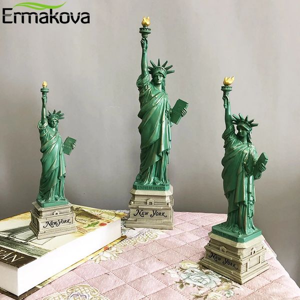 ERMAKOVA Estatua de la Libertad Modelo Accesorios de Escritorio Coleccionables Recuerdos de Viaje York Oficina Interior del Hogar Decoración de la Habitación 240123