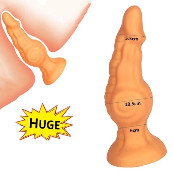 Consolador Anal enorme erótico, tapón Anal grande, masaje de próstata masculino, dilatador con correa en el pene para mujer, masturbador, tienda de juguetes sexy para adultos