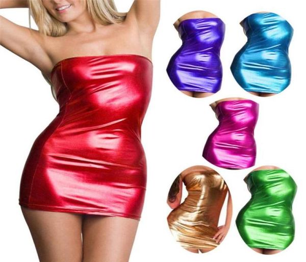 Lencería erótica para mujer Vestido erótico de cuero de PVC Ropa sexual Ropa de club de baile en barra Ropa de dormir Lenceria Ropa interior sexy Disfraces 2692823