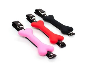 Productos eróticos Silicone Dog Bone Gag Juegos para adultos Sexo Slave Bondage Cosplay Juguetes para adultos para parejas6938004