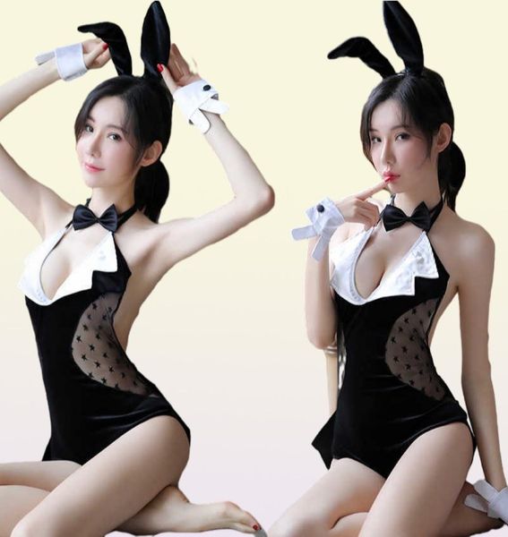 Érotique sexy cosplay lingerie anime roleplay costume for women girls mignon kawaii lunny girl costume coquyty velvet stripper tenue y095973289