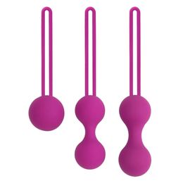 Érotique Silicone Ben Wa Balls 3 étapes Geisha chinoise Kegel exercice Smart Love Vaginal Intime Adultes Sex Toys pour femme 240202